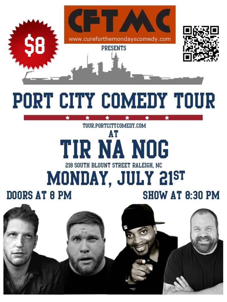 Port City Comedy Tour at Tir Na Nog